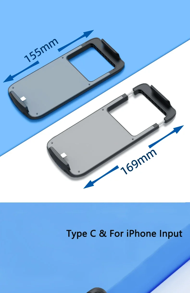10000mAh Universal Battery Charger Case for IPhone 15 Huawei Samsung Xiaomi Type C Fast Charging Power Bank