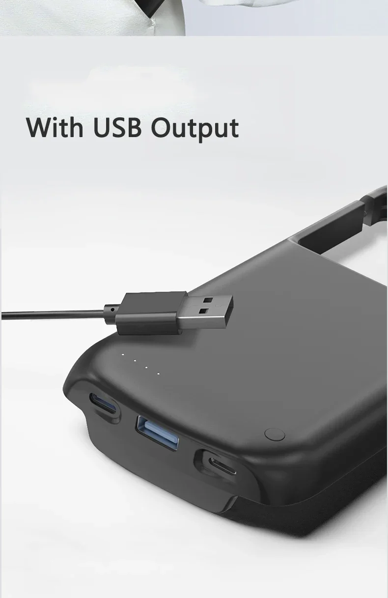 10000mAh Universal Battery Charger Case for IPhone 15 Huawei Samsung Xiaomi Type C Fast Charging Power Bank