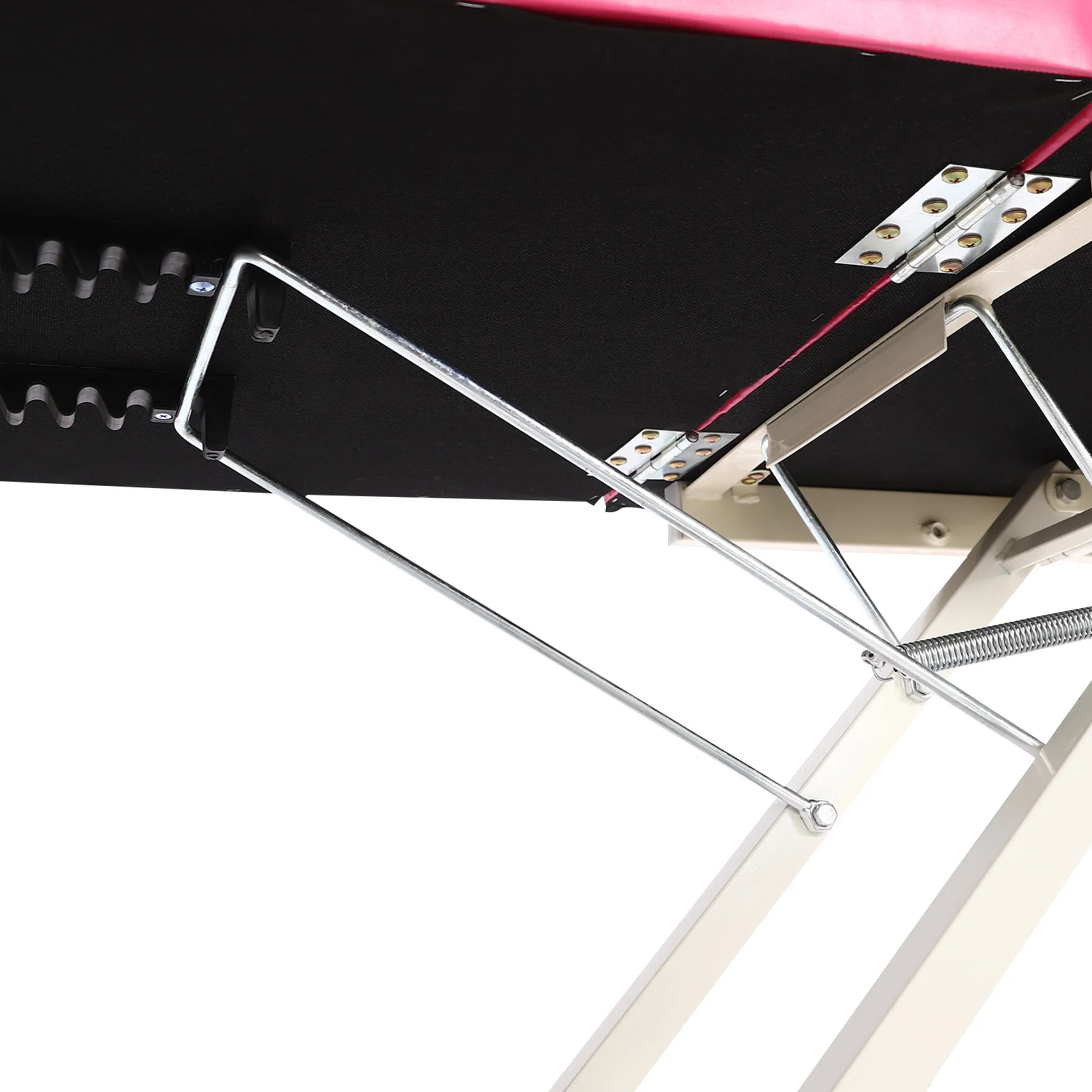 Pink/White/Black Waterproof and Oil-Resistant Fold The Beauty Bed Portable Foldable Massage Table Anti-Slip Pads