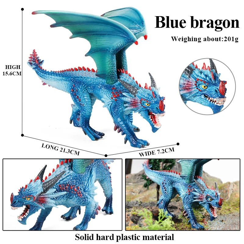 Oenux Simulation Dinosaur Dragon Turtles Fire Bull Orangutan Magma Golem Animal Model Action Figures Pvc Collection Kid Toy Gift