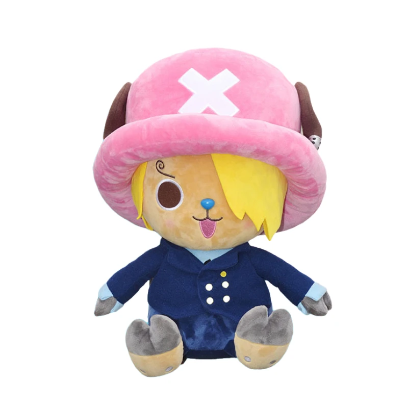 Japanese Anime 25cm One Piece Original Plush Toys CartoonFigure Luffy Chopper Ace Roronoa Zoro Cute Stuffed Doll Kids Xmas Gifts