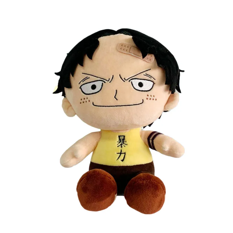 Japanese Anime 25cm One Piece Original Plush Toys CartoonFigure Luffy Chopper Ace Roronoa Zoro Cute Stuffed Doll Kids Xmas Gifts