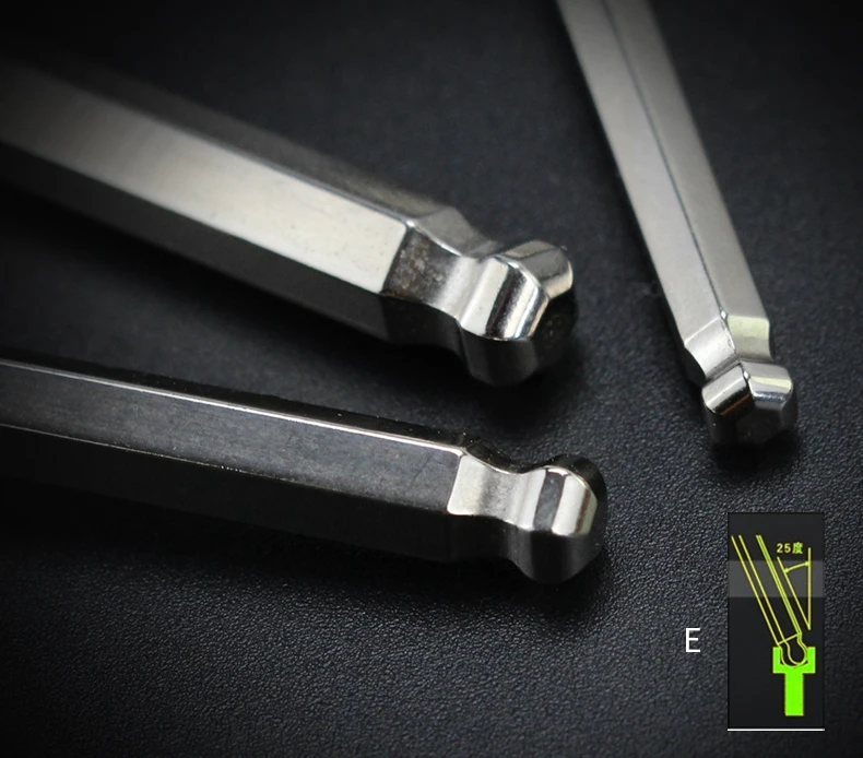 LAOA S2 alloy steel mini hex wrench small miniature 0.7/0.9/1.3/1.5/2/2.5/3mm Spanner Allen Key