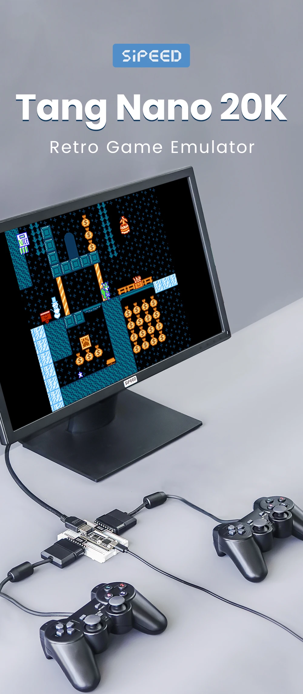 Sipeed Tang Nano 20K FPGA Development Board RISCV Linux Retro Game Player