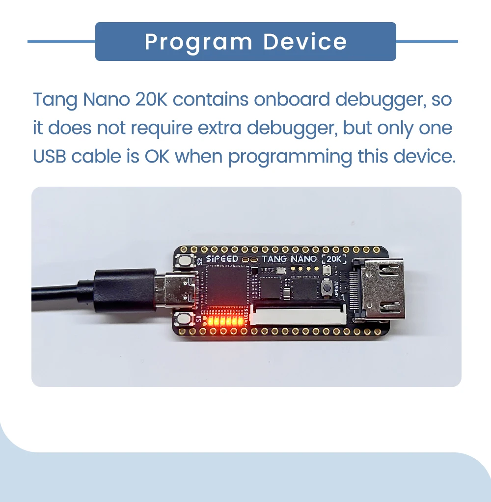 Sipeed Tang Nano 20K FPGA Development Board RISCV Linux Retro Game Player