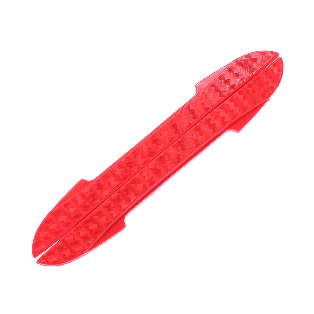 New 4PCS Protective Strip Car Side Door Edge Protector Scrape Guard Bumper Guards Handle Cover 3D Sticker Car Styling Emblem