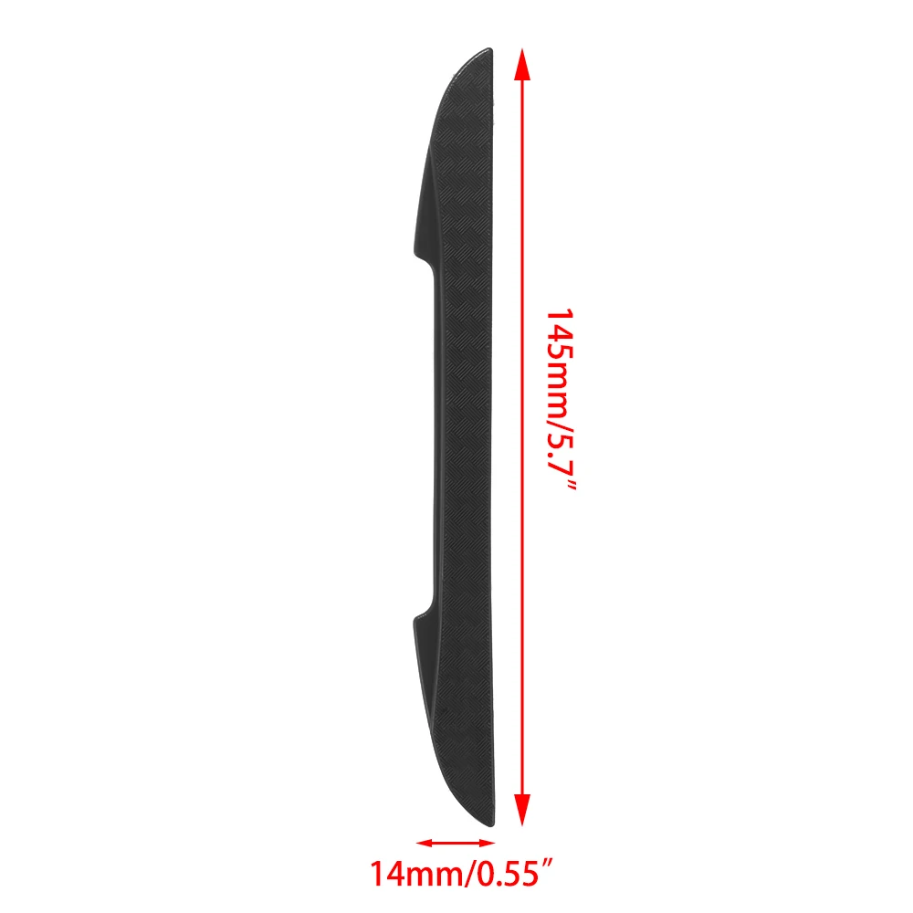 New 4PCS Protective Strip Car Side Door Edge Protector Scrape Guard Bumper Guards Handle Cover 3D Sticker Car Styling Emblem