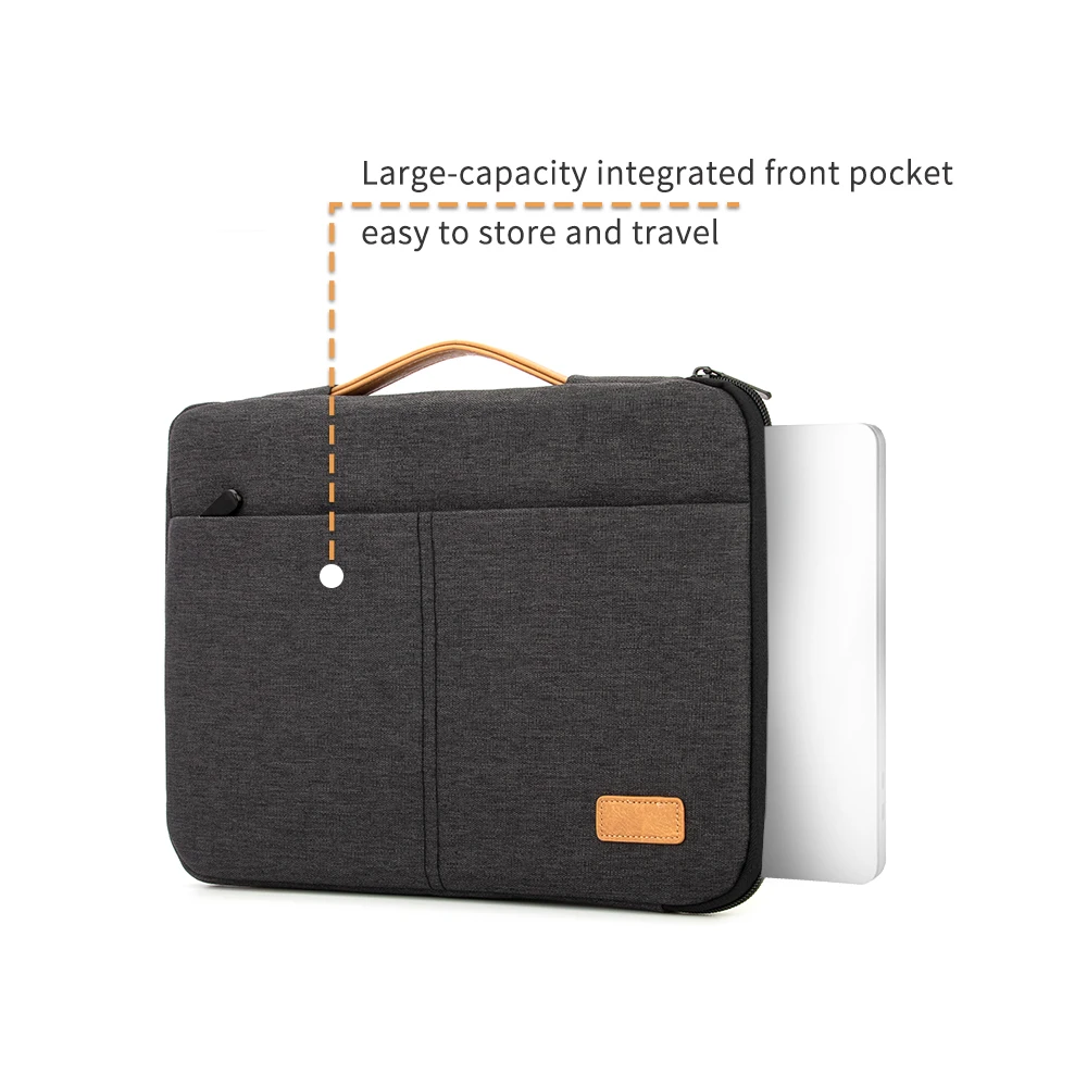 Laptop Sleeve Bag 14 15.6 Inch Notebook Pouch For Macbook HP Dell Acer Shockproof Computer Briefcase Travel Business Men Case