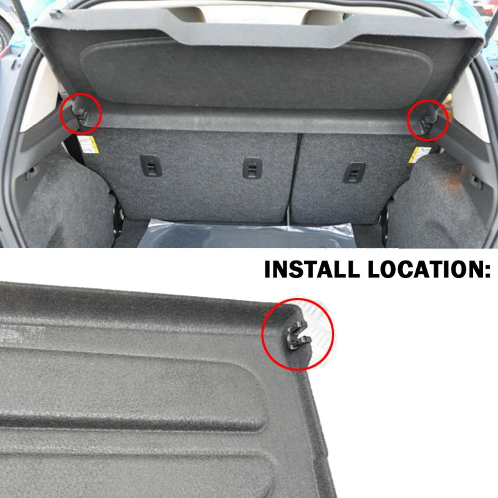 For Ford focus 3 mondeo MK4 Fiesta MK7 MK8 B-Max C-max Rear Boot Trunk Load Cover Parcel shelf clips pivot Bracket Mount