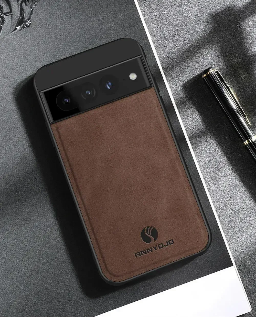 Sheepskin Leather Case For Google Pixel 7 6 8 Pro 7A 6A Luxury Men Business Vintage Magnetic Back Cover Pixel7 Pixel8 7pro 8pro