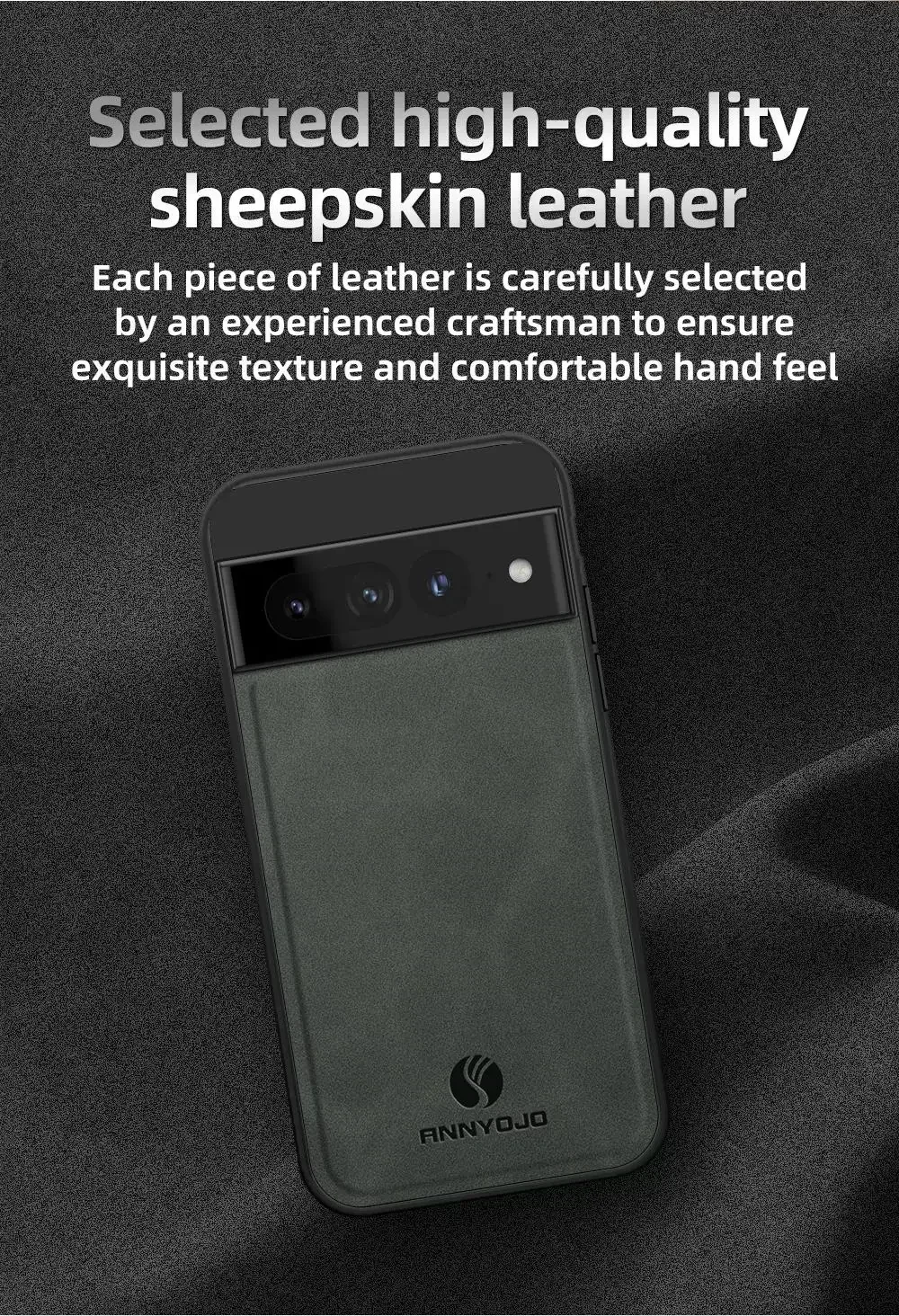 Sheepskin Leather Case For Google Pixel 7 6 8 Pro 7A 6A Luxury Men Business Vintage Magnetic Back Cover Pixel7 Pixel8 7pro 8pro