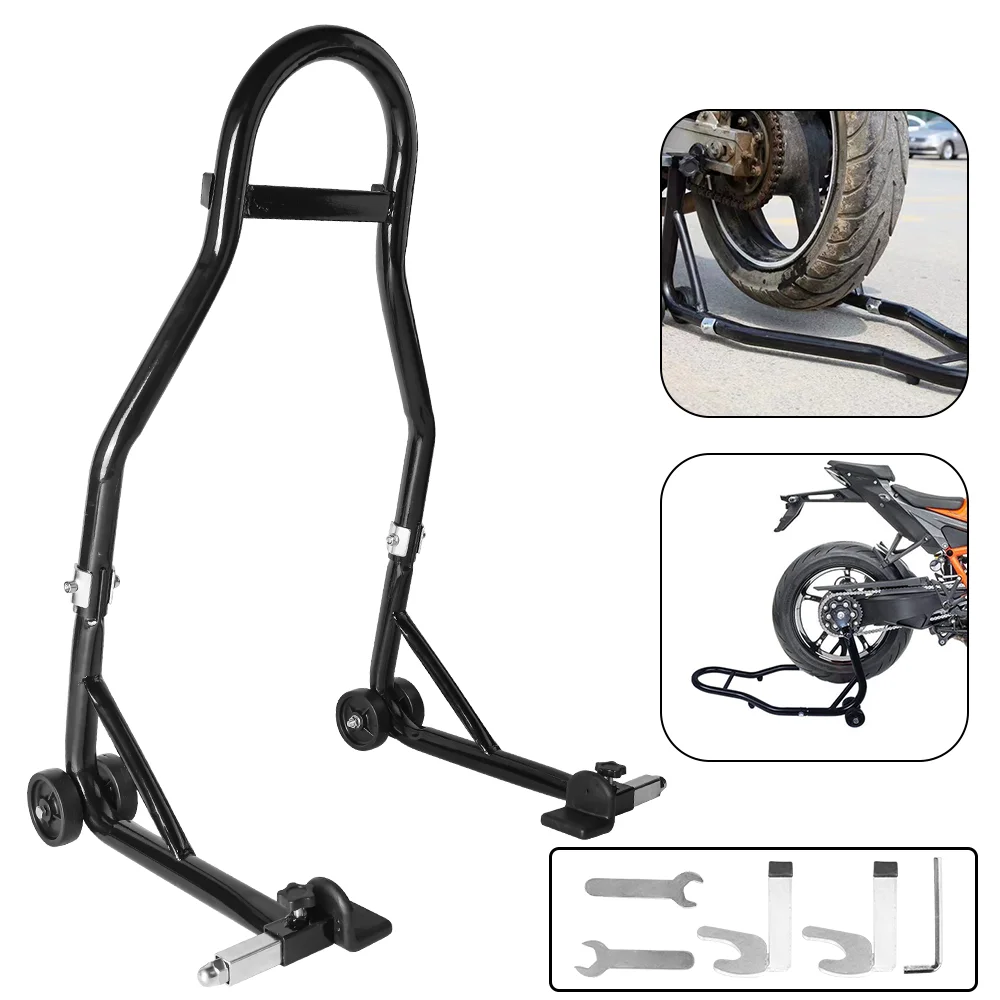 Universal Motorcycle Support Stand Motorcycle Lift Stand Rear Wheel Bracket Support Frame Tire Repairing Tool