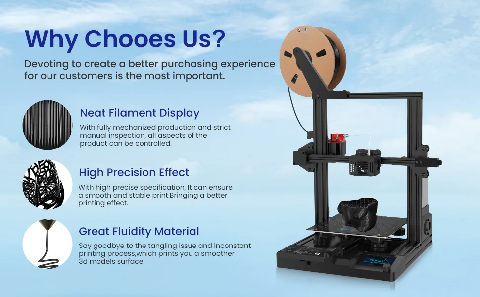 JAYO 9/10 Rolls 3D PETG/PLA/PLA PLUS Printer Filament 1.75mm 100% No Bubble Non-Toxic 3D Printing Materials for 3D Printer& Pen