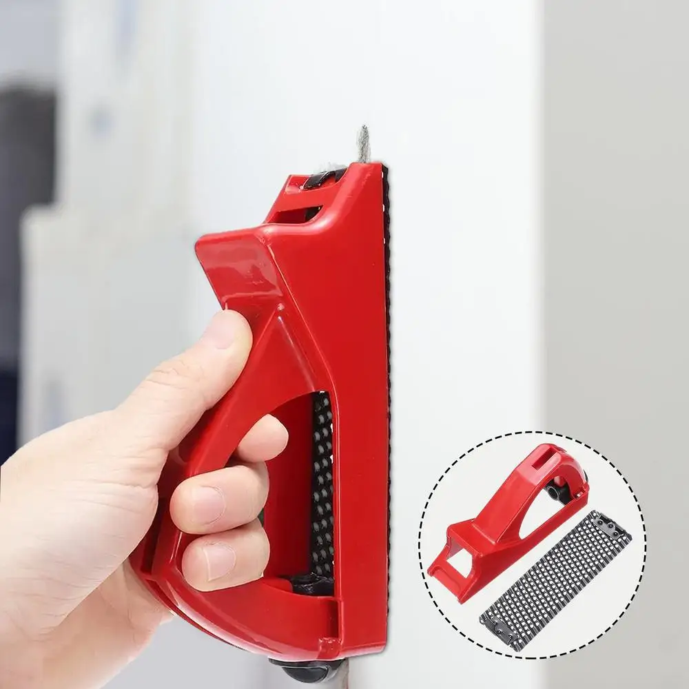 TINSOL Gypsum Board File Planing Wallboard Rasp Trimmer Plasterboard Planer Abrasive Drywall Edge Finishing Construction Tool