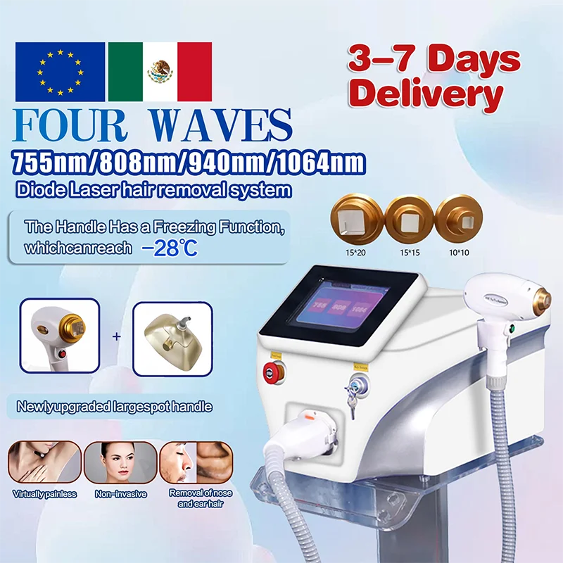 Professional 808nm Diode Laser 3000w High Power 755 808 1064nm Laser Painless Freezing Point Eepilation for Women