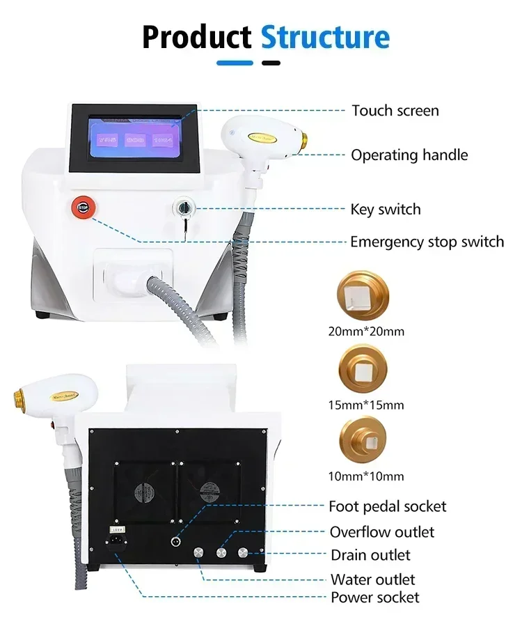 Professional 808nm Diode Laser 3000w High Power 755 808 1064nm Laser Painless Freezing Point Eepilation for Women