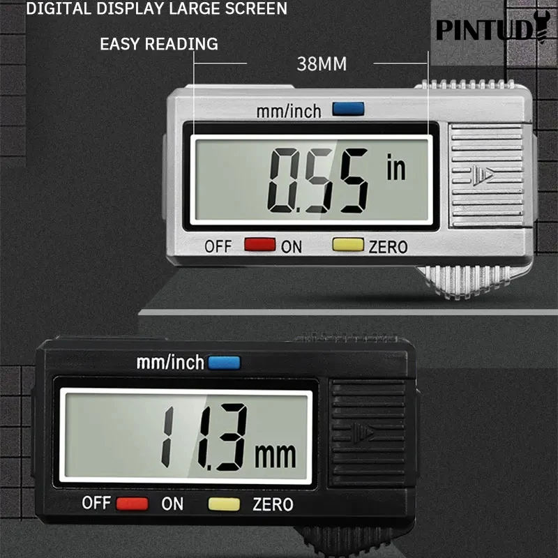 1PC Plastic Vernier Caliper Digital Display Caliper Mini Text Play Caliper Student Vernier Ruler 0 to 150mm Measuring Tool