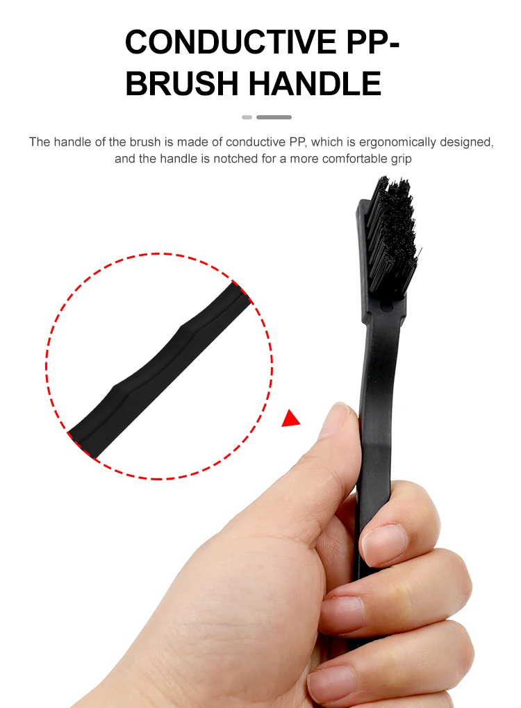 1PC Anti-static Protection Small Crank Brush Scrubbing Board Water PCB Cleaning Brush