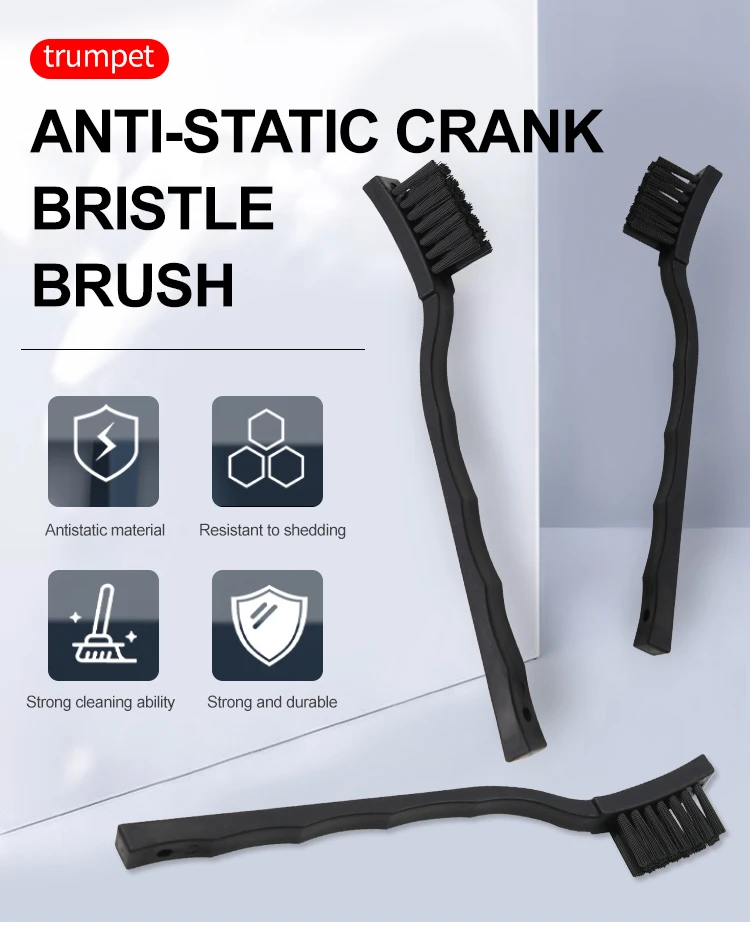 1PC Anti-static Protection Small Crank Brush Scrubbing Board Water PCB Cleaning Brush