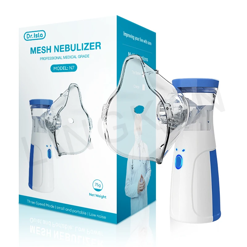 Medical Nebulizer Machine Asthma Inhaler Mini Handheld Automizer Children Adult Kid Steam Inhale Home Nebulizer Health Care