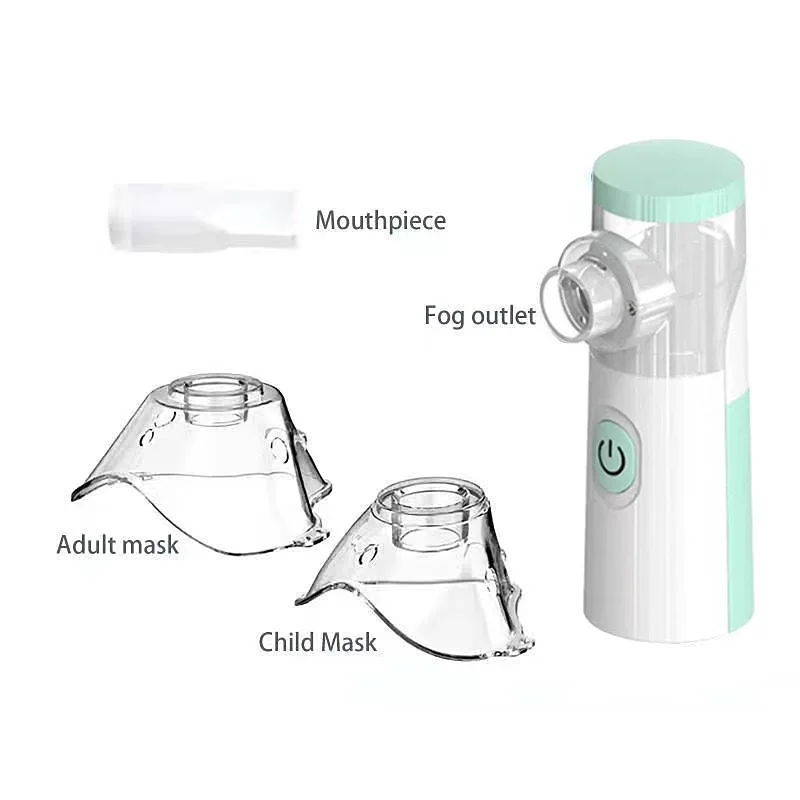 Medical Nebulizer Machine Asthma Inhaler Mini Handheld Automizer Children Adult Kid Steam Inhale Home Nebulizer Health Care
