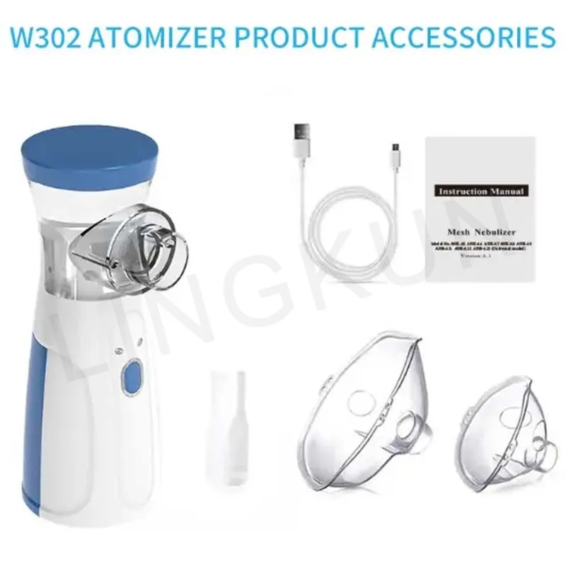 Medical Nebulizer Machine Asthma Inhaler Mini Handheld Automizer Children Adult Kid Steam Inhale Home Nebulizer Health Care