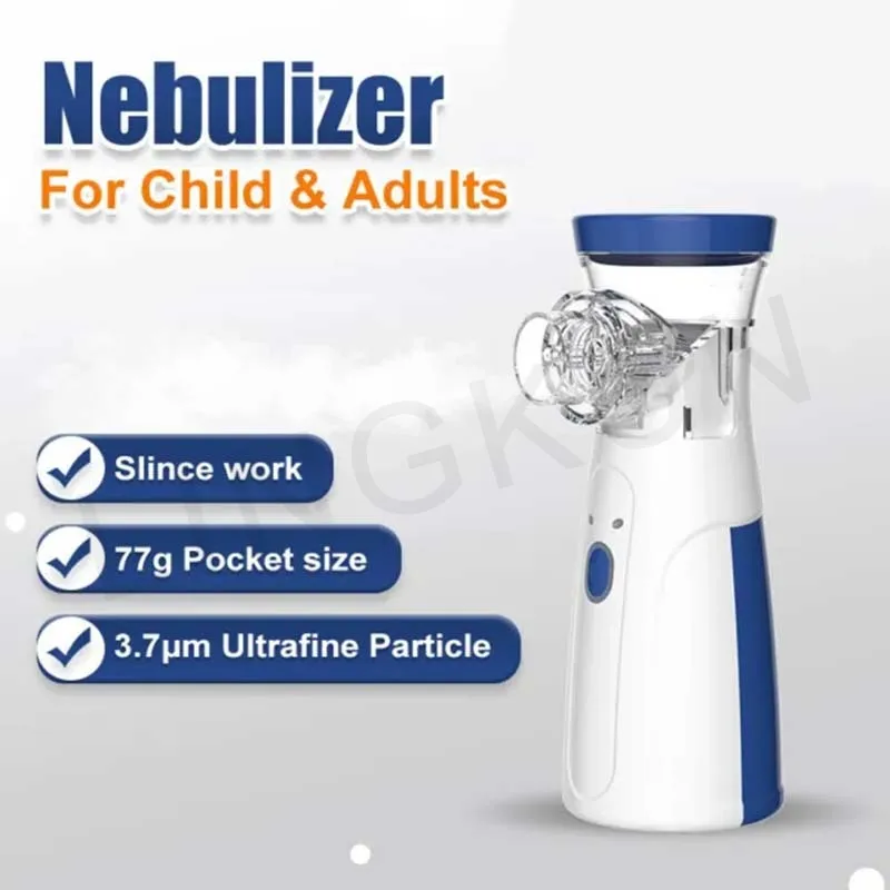 Medical Nebulizer Machine Asthma Inhaler Mini Handheld Automizer Children Adult Kid Steam Inhale Home Nebulizer Health Care