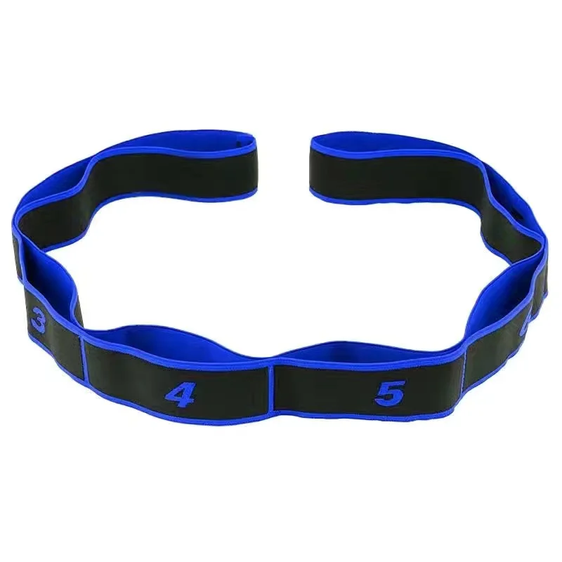 Yoga Stretch Resistance Bands Adult High Elasticity Multi-Segment Belt Yoga Assisted Stretching Belt Yoga Fitness Products