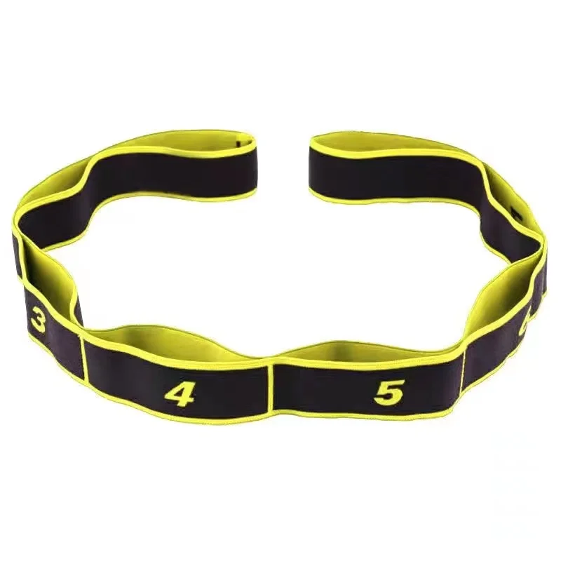Yoga Stretch Resistance Bands Adult High Elasticity Multi-Segment Belt Yoga Assisted Stretching Belt Yoga Fitness Products