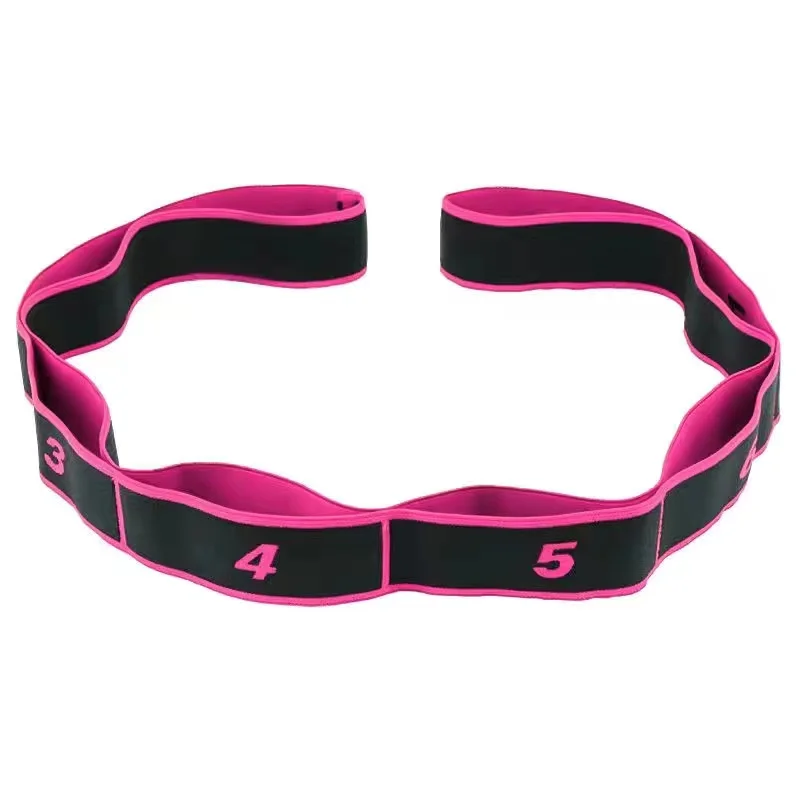 Yoga Stretch Resistance Bands Adult High Elasticity Multi-Segment Belt Yoga Assisted Stretching Belt Yoga Fitness Products
