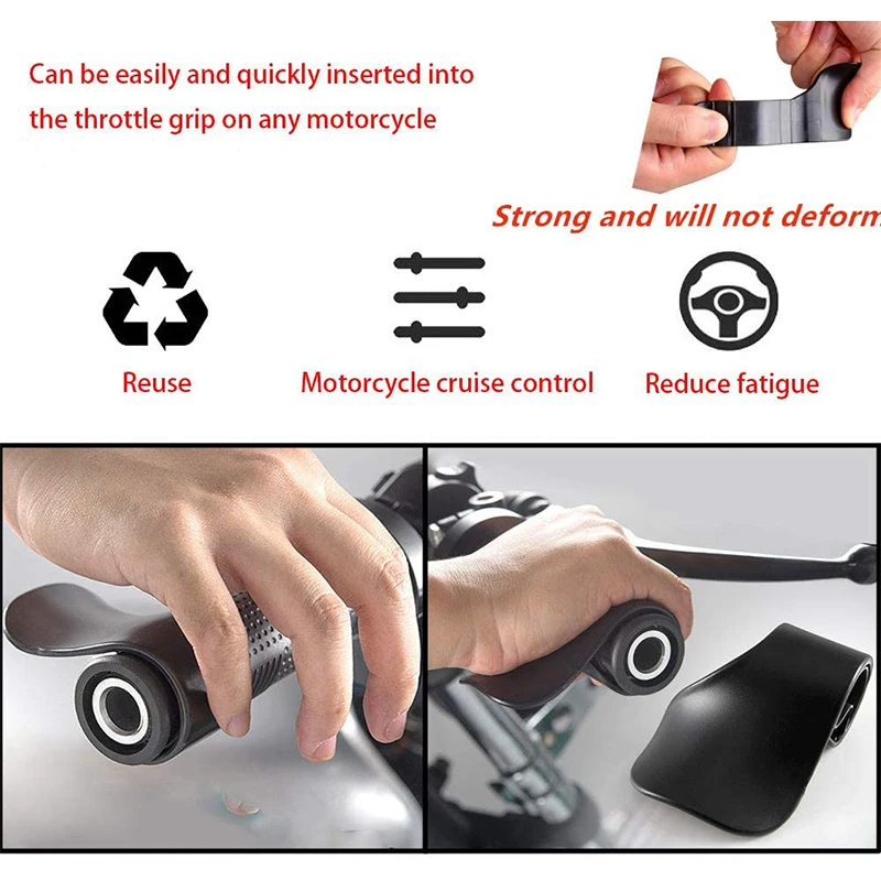 1/2Pcs Motorcycle Throttle Assistant Cruise Control Assist Thumb Wrist Universal Support Rest Motorcorss Equipments Accessories