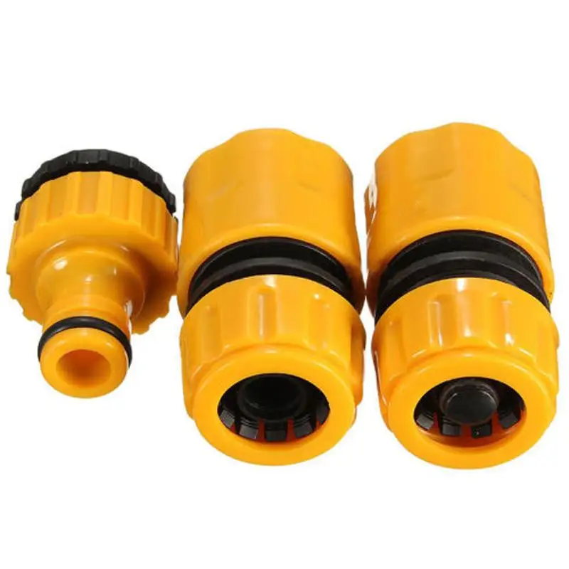 3Pcs Quick Water Connector Adapter Connection Chuck Spiny Irrigation Hose