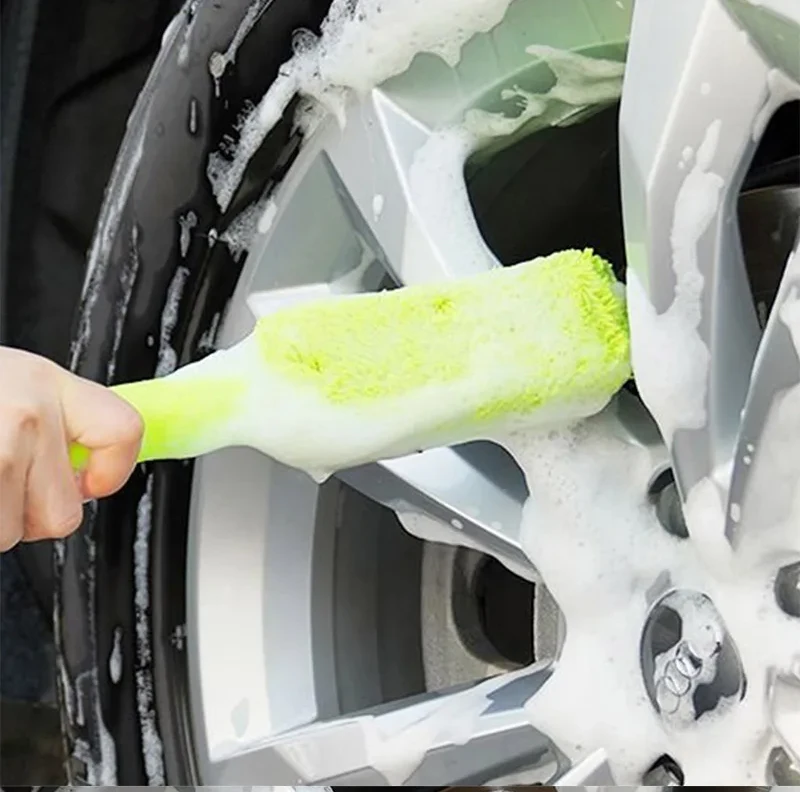 Chenille Car Wash Gloves Microfiber Wipe Car Sponge Scratch Free Car Wash Cleaning Coral Velvet Double-Sided Car Cleaning Tool