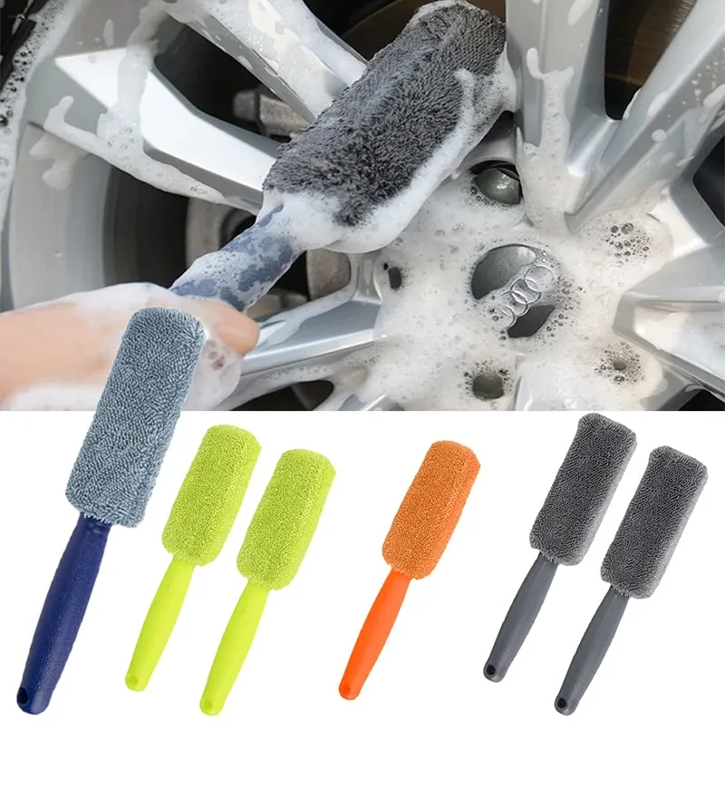 Chenille Car Wash Gloves Microfiber Wipe Car Sponge Scratch Free Car Wash Cleaning Coral Velvet Double-Sided Car Cleaning Tool