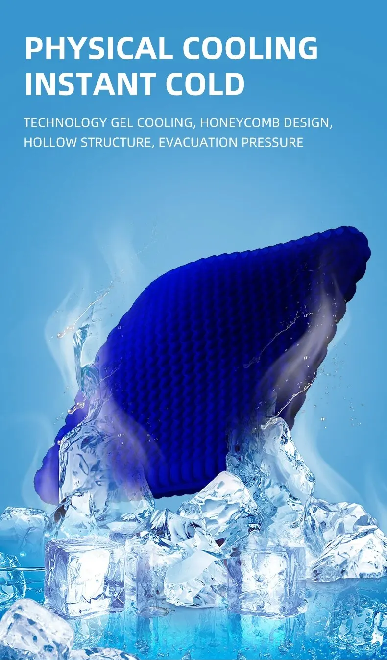 Gel Seat Cushion Summer Breathable Honeycomb Design For Pressure Relief Back Tailbone Pain - Home Office Wheelchair Chair Cars
