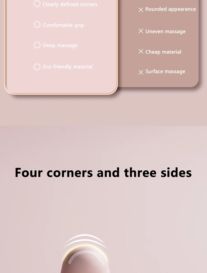 Four Corner Fascia Ball Plantar Ball Massage Shoulder Neck Waist Hand Muscles Lactate Exercise Relaxation Meridian Fitness Ball