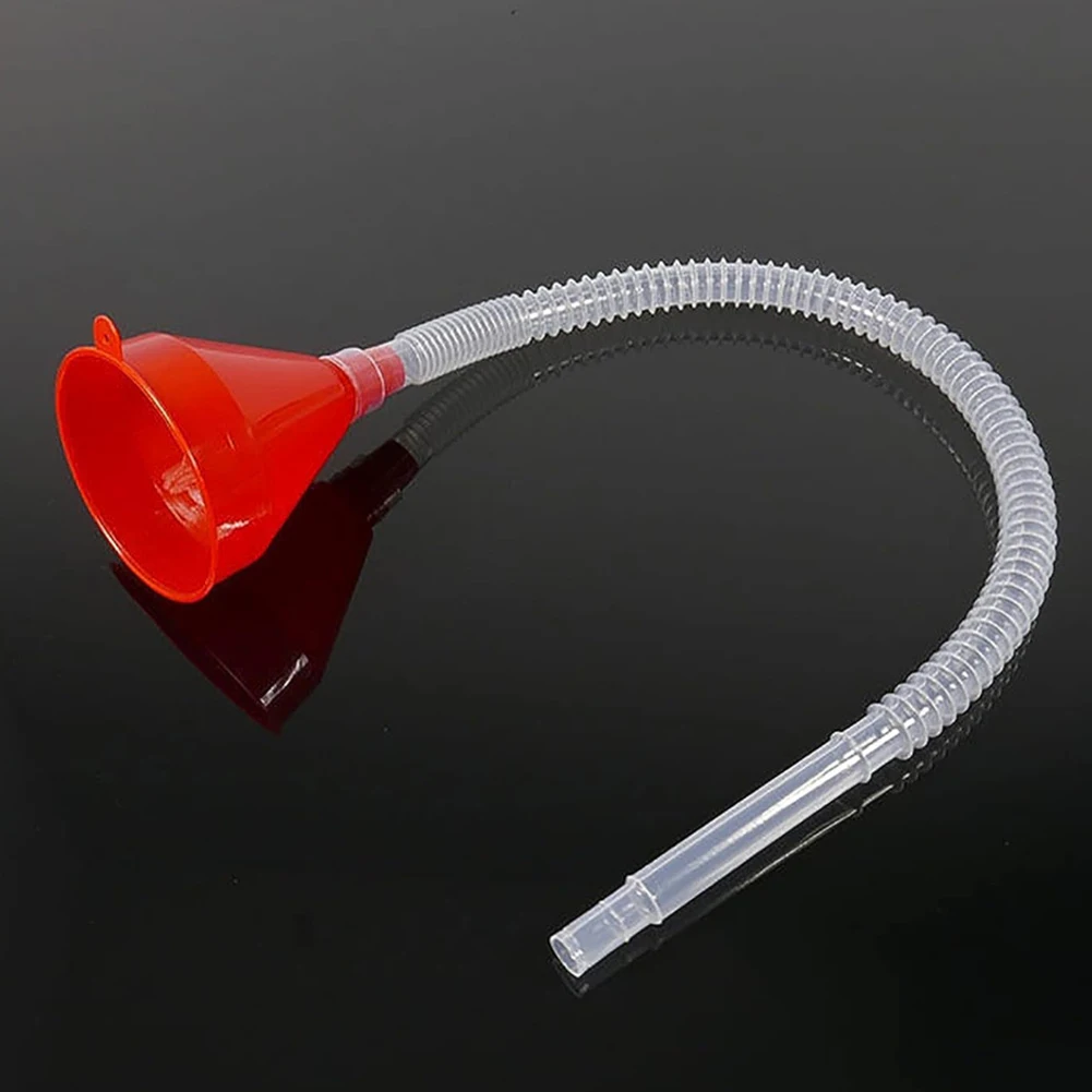 Universal Car Refueling Funnel Telescopic Filling Funnels Car Motorcycle Engine Gasoline Oil Funnels With Detachable Hose