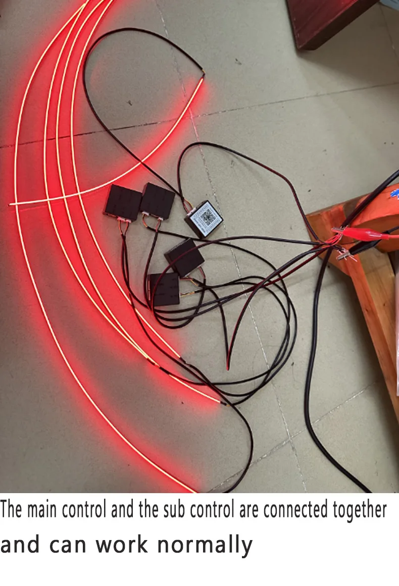 14/18 in 1 Led Acrylic Car Ambient Light RGB 64 213 Color Symphony Acrylic APP Streamer Atmosphere Lamp Kit One Zone Dual Zone