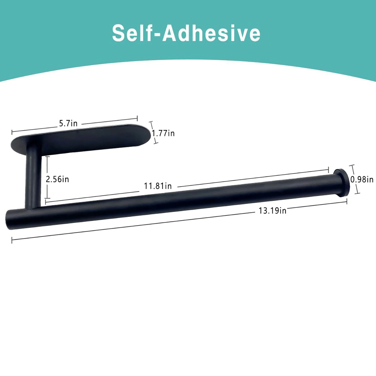 Kitchen Paper Towel Holder Adhesive Tissue Hanger Toilet Roll Paper Dispenser Cabinet Storage Napkin Rack Bathroom Accessories