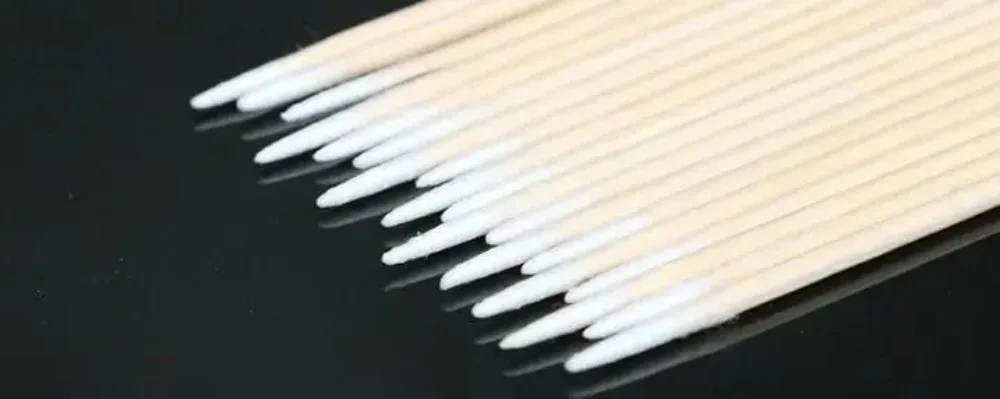 100/300/500 Nails Wooden Tip Cotton Stick Buds Disposable Ultra-Detail Corrector Nail Polish Remover Clean Sticks Manicure Tools