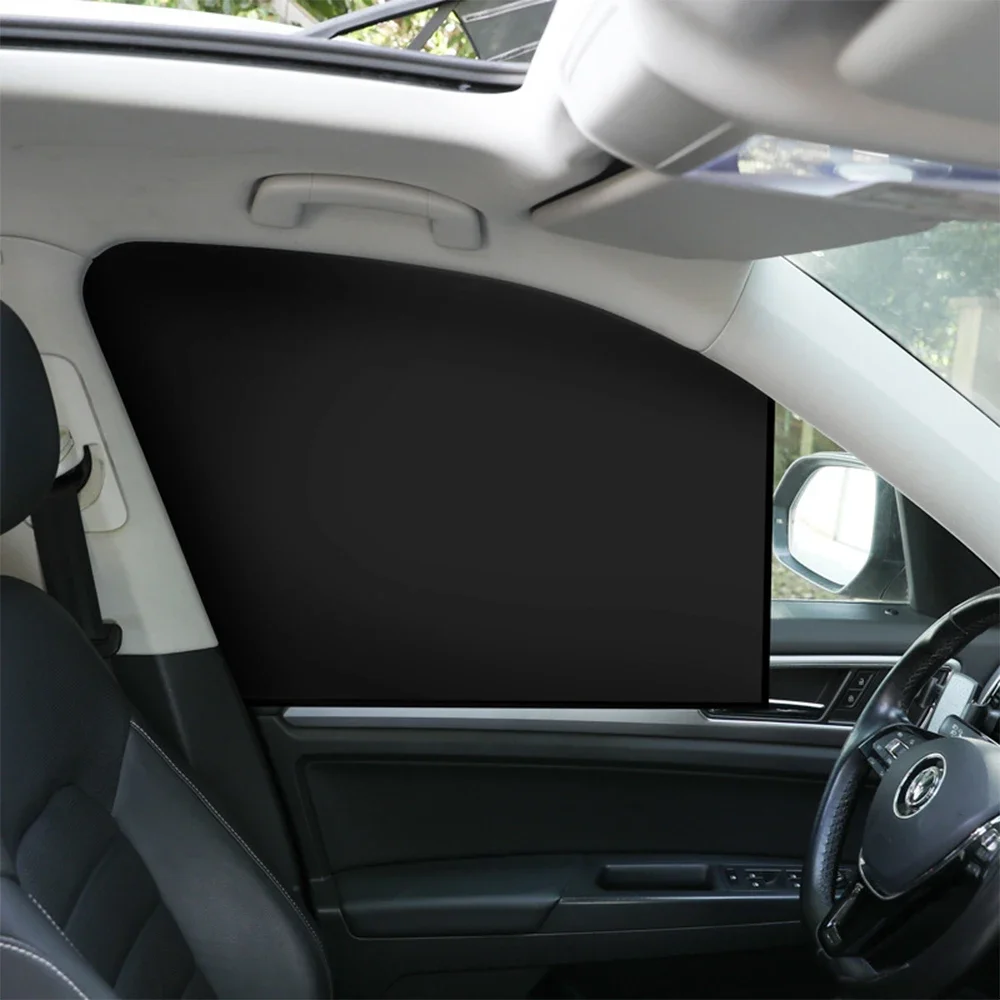 Magnetic Car Sunshade UV Protection Curtains Sun Shield Cover Double Sides Auto Window Sun Shade Protector Cover Diy Accessories