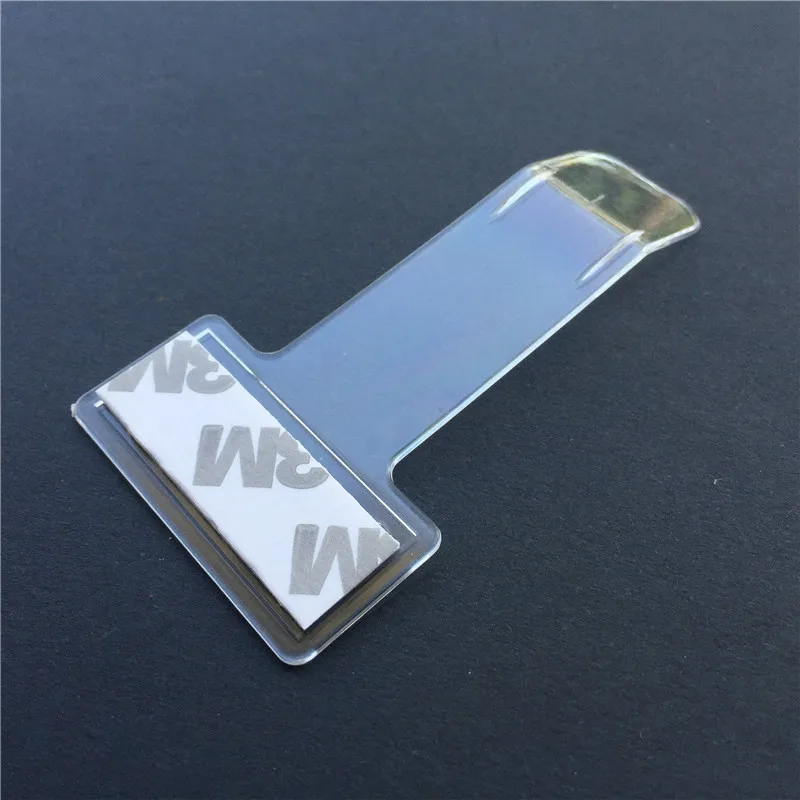1/2/4/5/10PCS Plastic Car Styling Parking Ticket Holder Car Fastener Card Holder Mounting Fastener Organizer Windshield Sticker