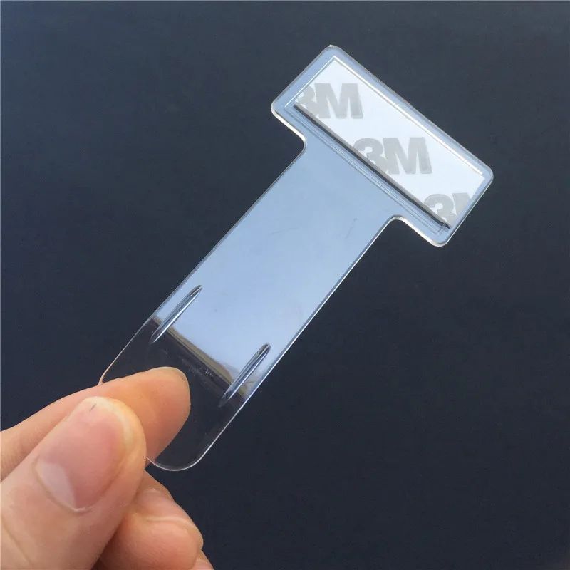 1/2/4/5/10PCS Plastic Car Styling Parking Ticket Holder Car Fastener Card Holder Mounting Fastener Organizer Windshield Sticker