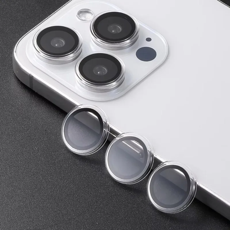 HD Clear Tempered Glass Camera Lens Protector for IPhone 17 16 15 14 13 11 18 Pro Max Plus 12 Mini Ring Individual Lens Cover