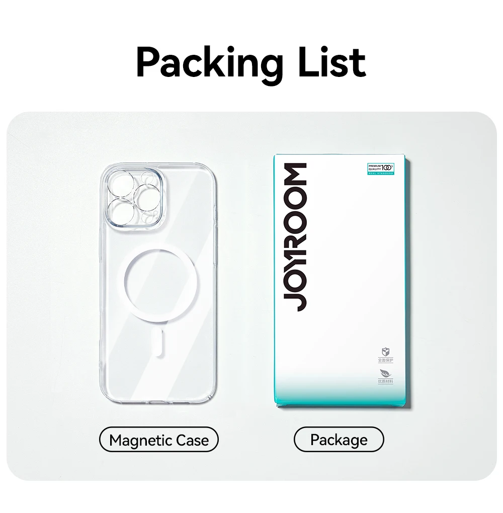Joyroom Magnetic Case For iPhone 18 Pro Max Case Anti Yellow Transparent Cover For iPhone 18 17 16 15 Pro Wireless Charger Cover