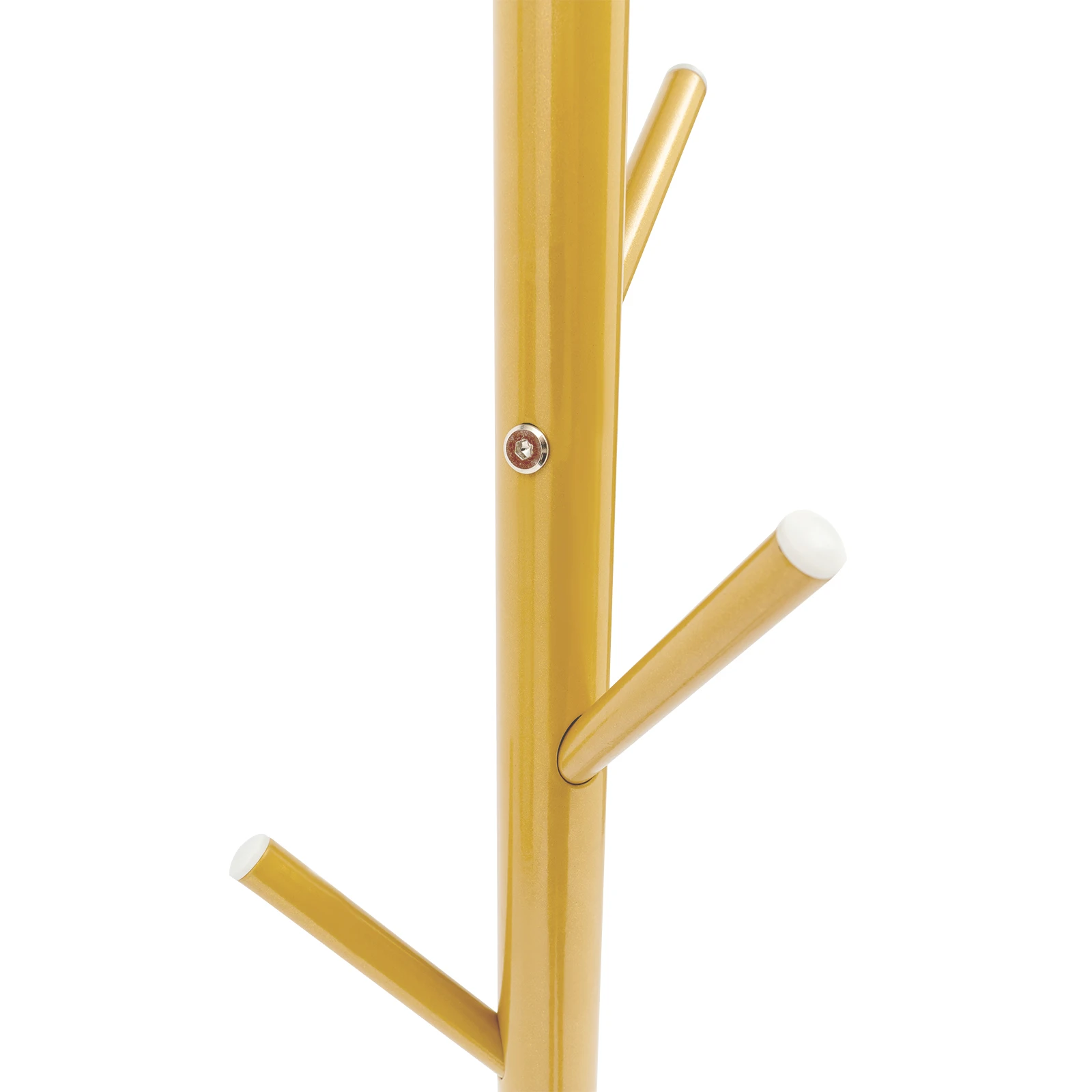Modern Rack Gold/Black Free Standing 7 Hooks Hall Tree In Corner Gold Hat Hanger & Coat Racks Stand Entryway Organizer