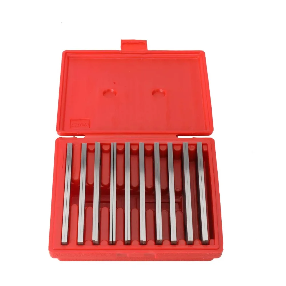 10 Pairs 1/8" 0.0005" or 20 Pairs 1/32" 0.0001" Precision Steel Parallel Plates Style Thin Machinist CNC Parallel Set