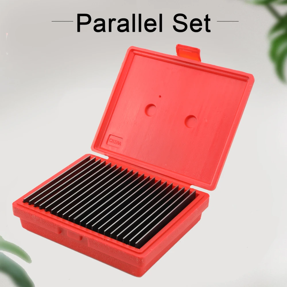 10 Pairs 1/8" 0.0005" or 20 Pairs 1/32" 0.0001" Precision Steel Parallel Plates Style Thin Machinist CNC Parallel Set
