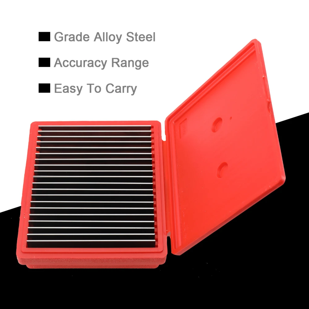 10 Pairs 1/8" 0.0005" or 20 Pairs 1/32" 0.0001" Precision Steel Parallel Plates Style Thin Machinist CNC Parallel Set