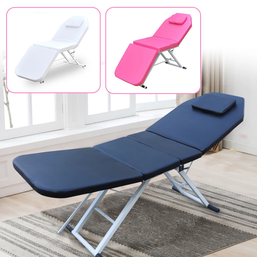 3 Fold Massage Chair Table Aluminum Frame Beauty Salon Spa Tattoo Bed Chair new